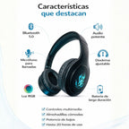 Audifonos Inalámbricos 33 Horas Con Luz Led