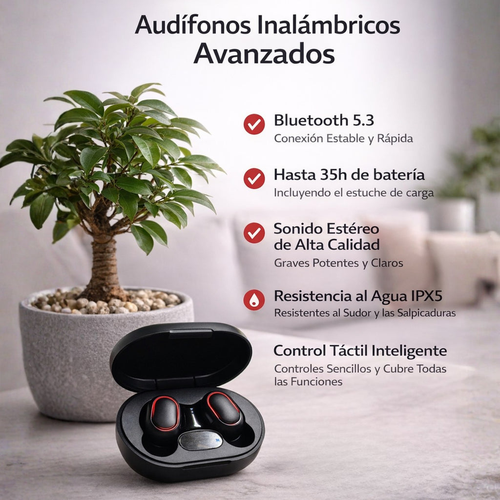 Audifonos Inalámbricos NITRO Pods Pro Negros