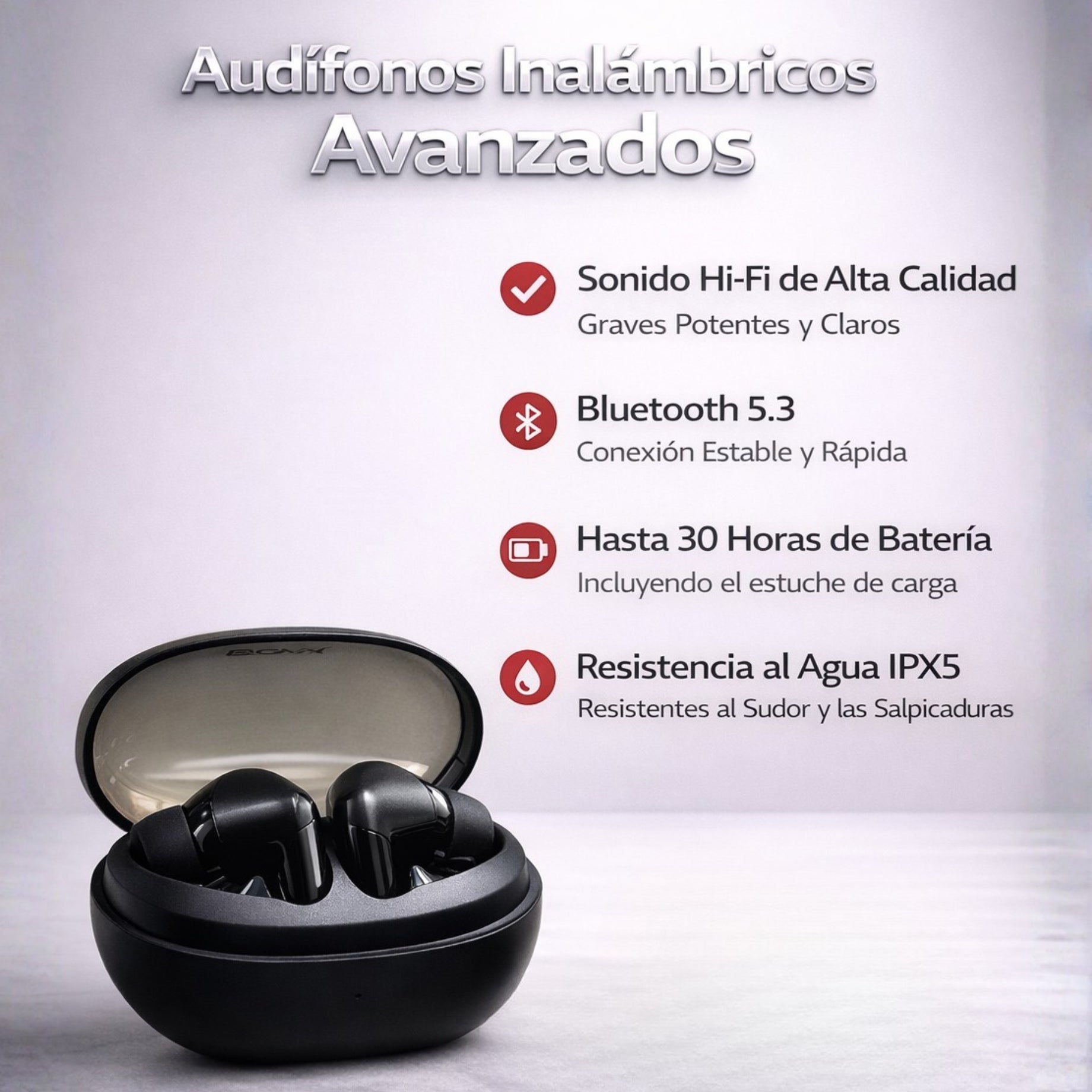 Audifonos Inalámbricos BEATGO Negros