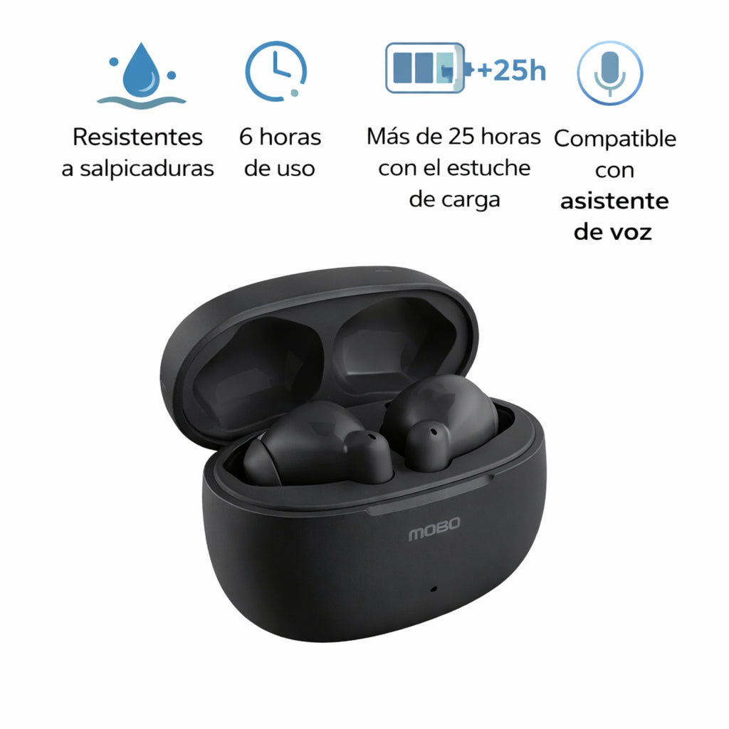 Audifonos Inalámbricos BLISS Negros