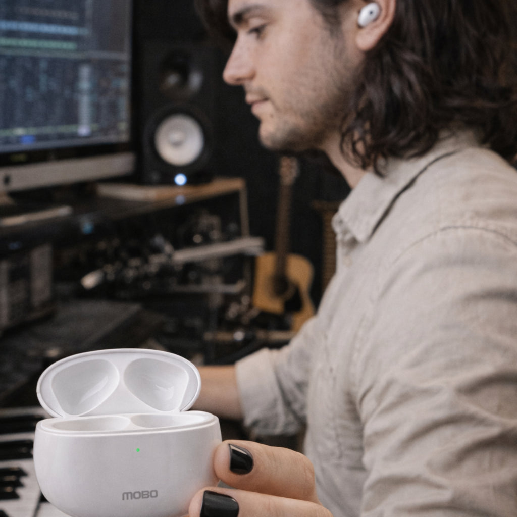 Audifonos Inalámbricos PRIME Blancos
