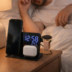 Base Smart Desk 3 en 1 Con Reloj