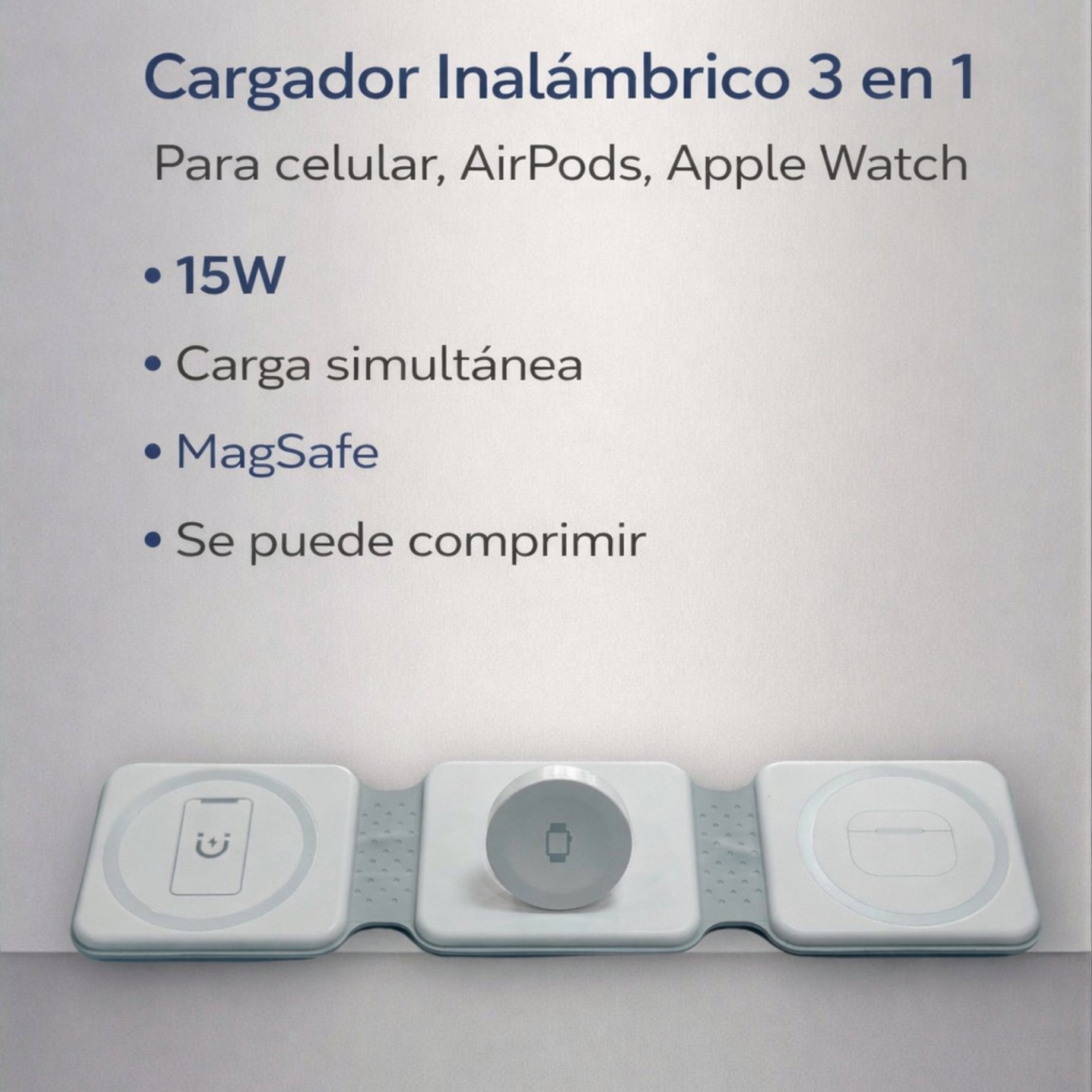 Cargador Inalambrico VALTO Blanco