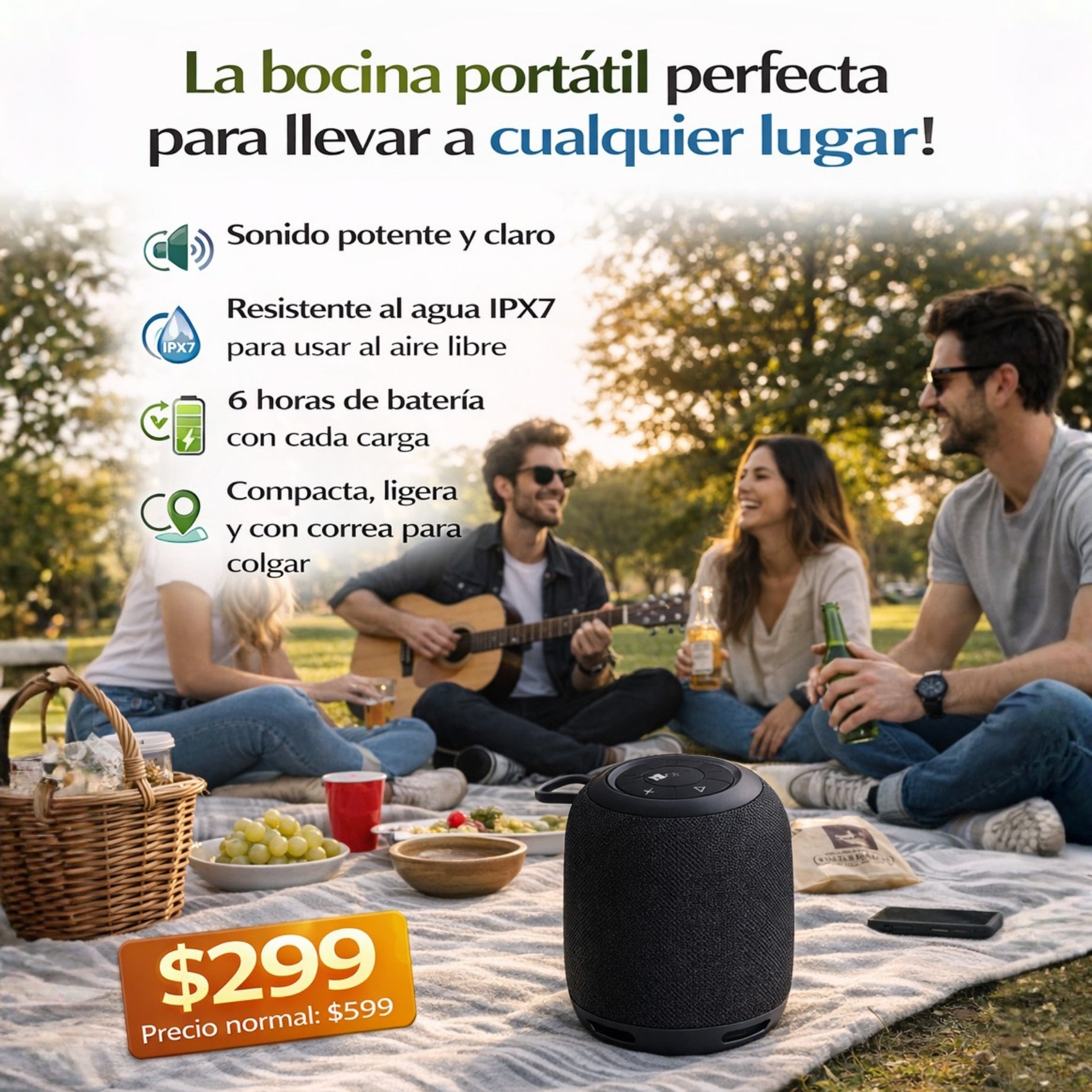 Bocina Inalámbrica Mini Speaker