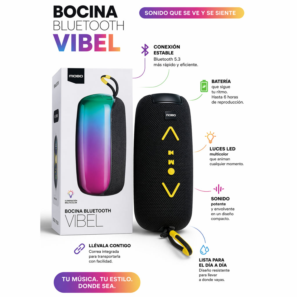 Bocina Bluetooth VIBEL