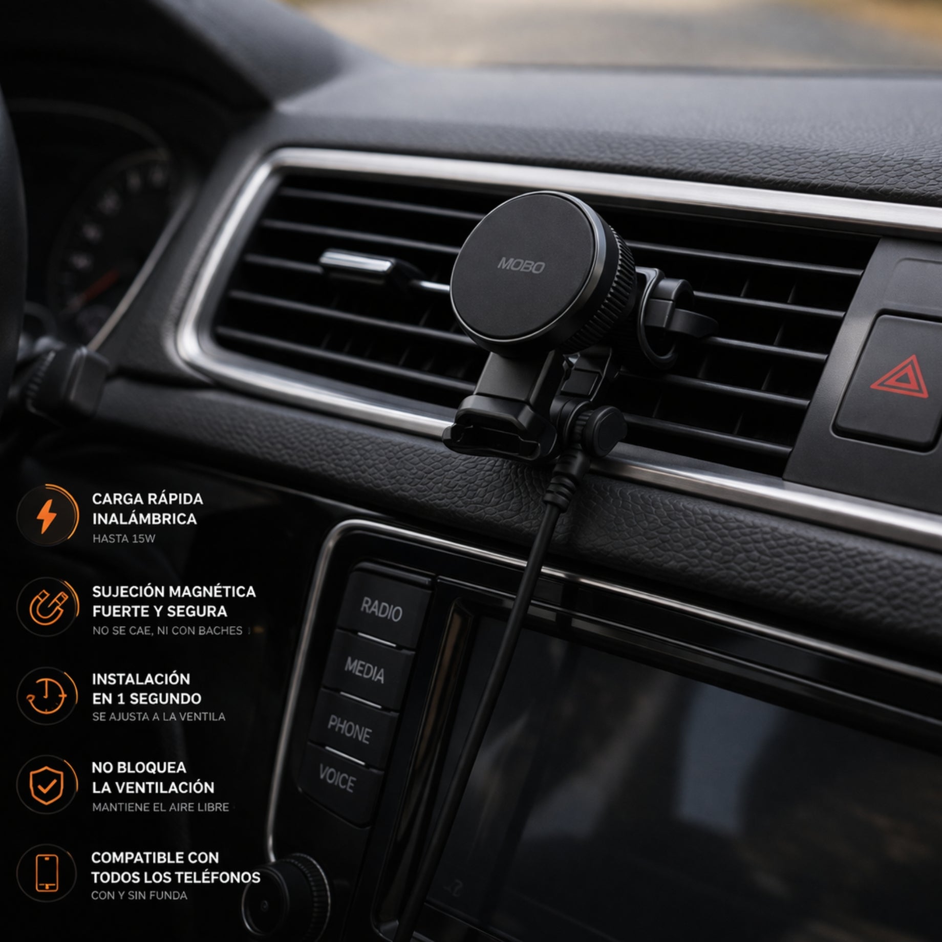 Cargador Para Auto SPIN
