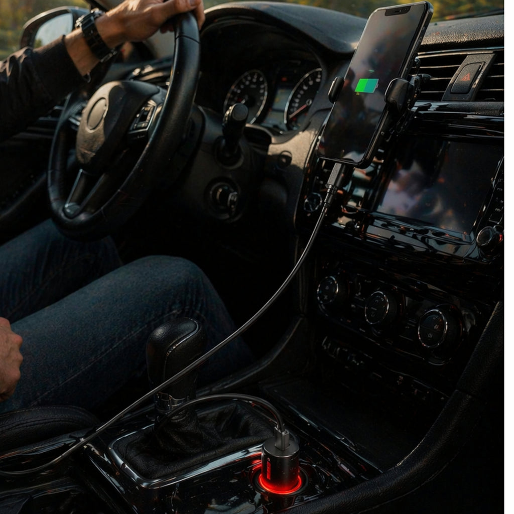 Cargador para Auto RoadCharge Pro Con Cable