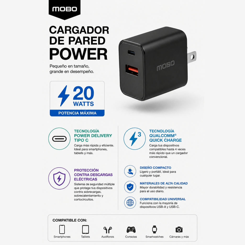 Cargador de Pared POWER