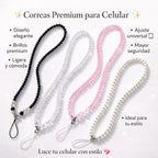Correas Colgantes Grandes Piedras Y Perlas Para Celular