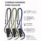 Colgante Correa Grande Para Celular Delgadas Tela