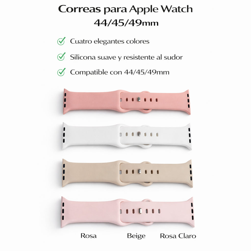 Correas Apple Watch SOFT COLORS 42/44/45/49mm