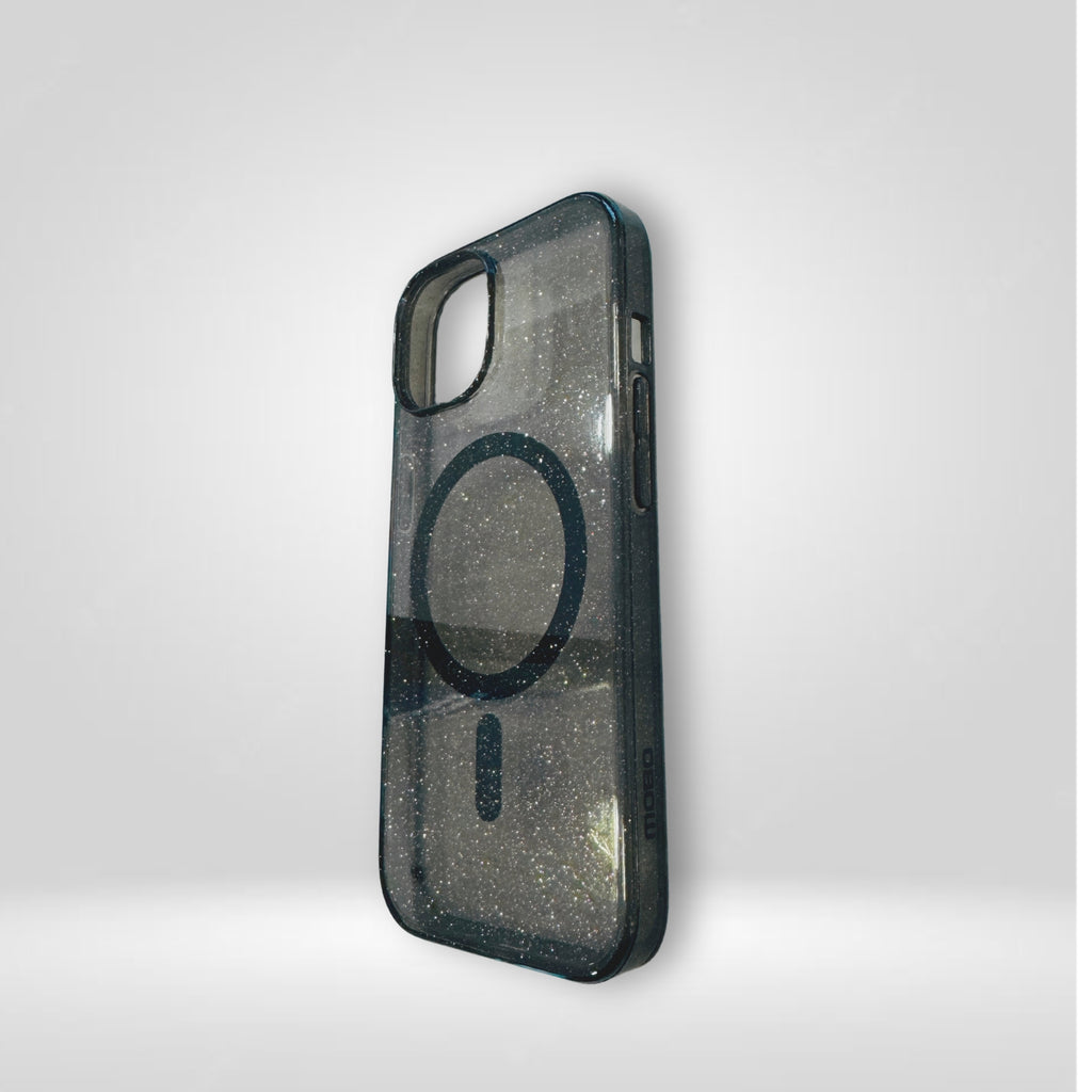 Protector IPhone 15 CRYSTAL Negro