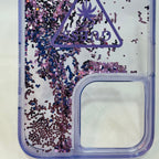Protector iPhone 15 Pro Max GUESS Triangle Morado