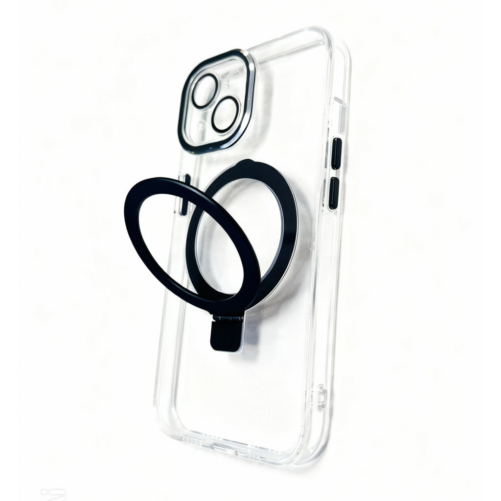 Protector iPhone 15 Transparente con Soporte