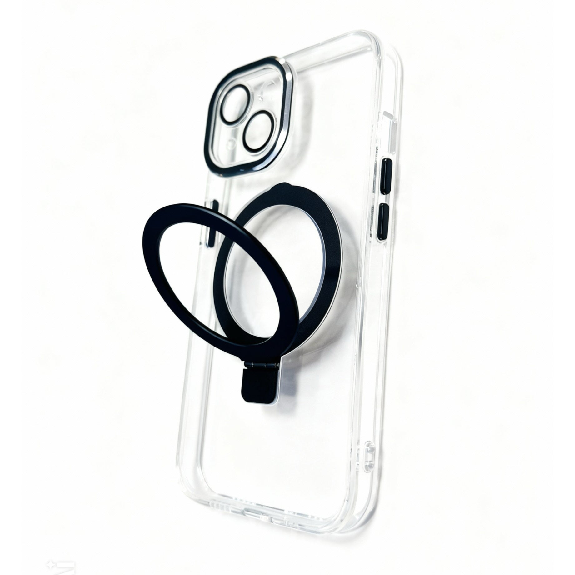 Protector iPhone 15 Transparente con Soporte