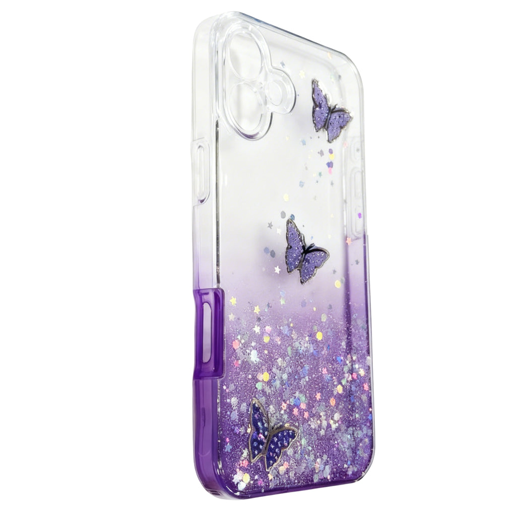 Protector iPhone 16 Plus Diseño Mariposas