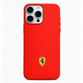 Protector iPhone 15 Pro Max FERRARI Smoked Magsafe Rojo