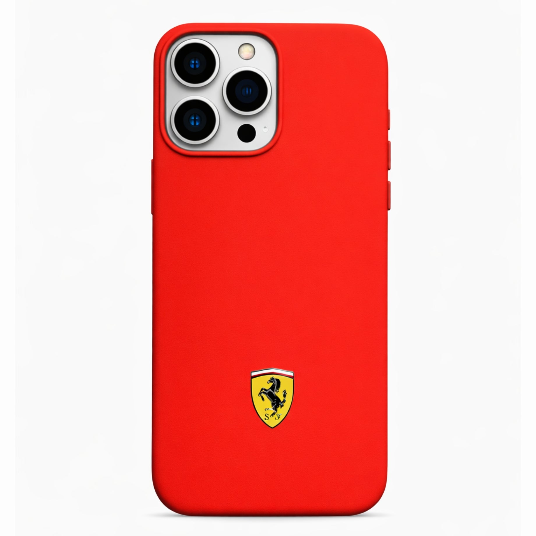 Protector iPhone 15 Pro Max FERRARI Smoked Magsafe Rojo