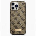 Protector iPhone 15 Pro Max GUESS Metal Magsafe Cafe