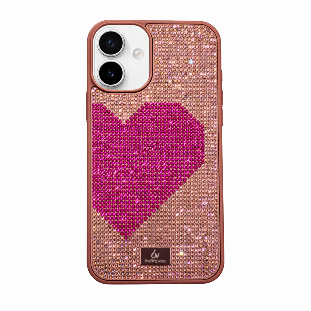 Protector iPhone 16 Plus Diseño de Corazon