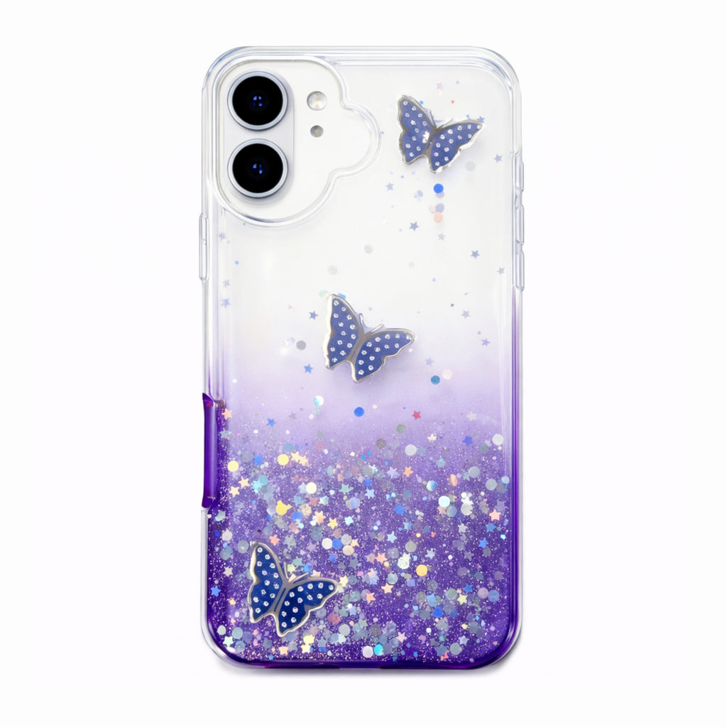 Protector iPhone 16 Plus Diseño Mariposas