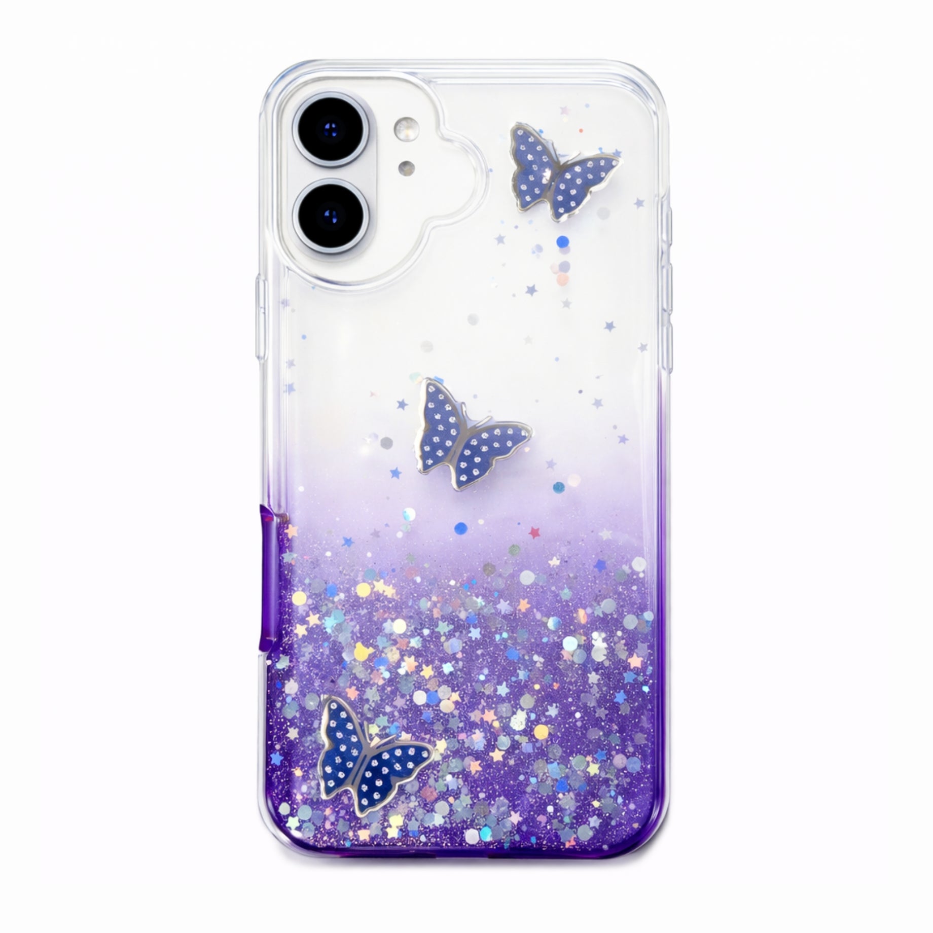 Protector iPhone 16 Plus Diseño Mariposas