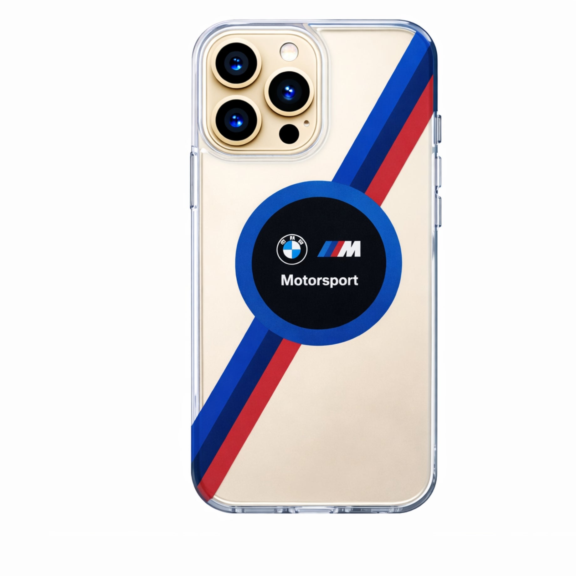 Protector iPhone 16 Pro Max BMW Tricolor Transparente