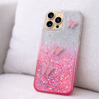 Protector iPhone 16 Pro Max Diseño Mariposas Rosa
