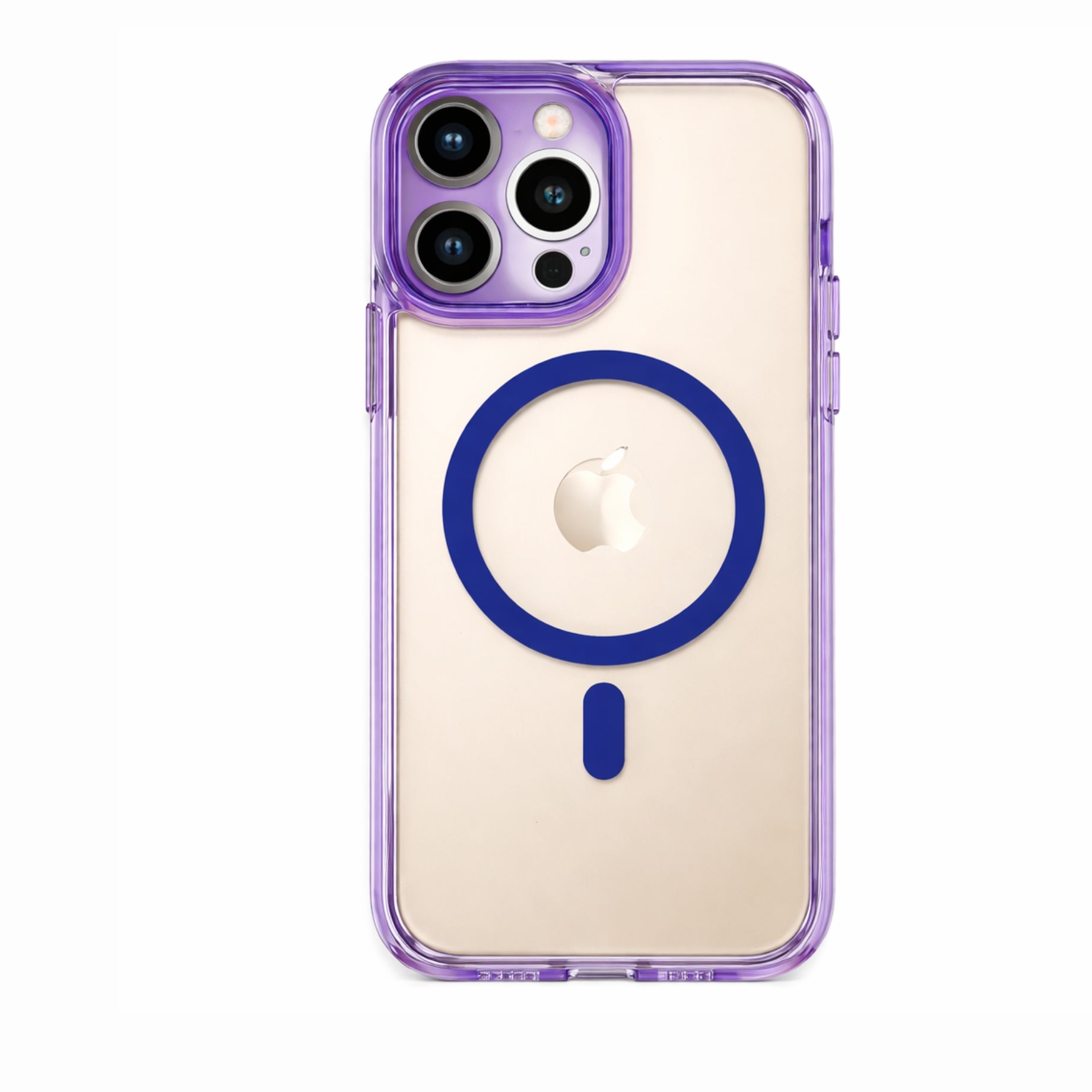 Protector iPhone 16 Pro Max Transparente MagSafe Pro Morado