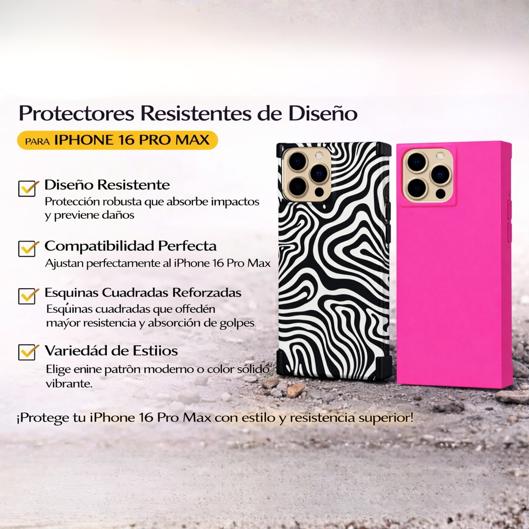 Protectores iPhone 16 Pro Max BLOX CASE