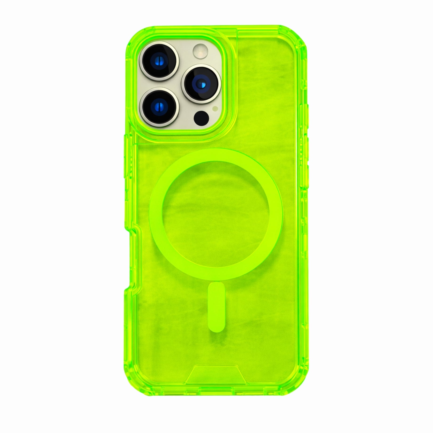 Protector iPhone 16 Pro Lumina Verde Fosforescente