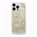 Protector iPhone 16 Pro GUESS LIQUID GLITTER GOLD