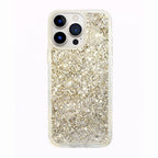 Protector iPhone 16 Pro GUESS LIQUID GLITTER GOLD