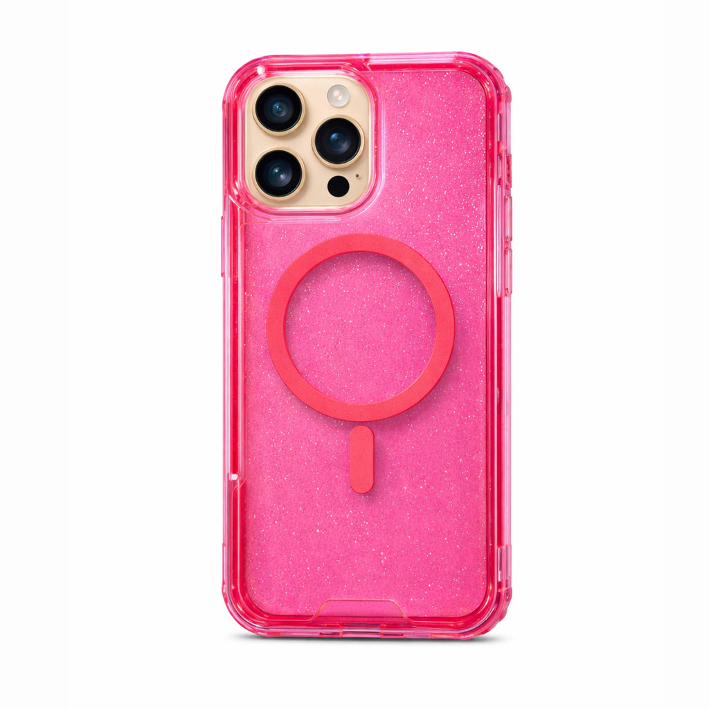 Protector iPhone 16 Pro Max 3 en 1 Magsafe Rosa