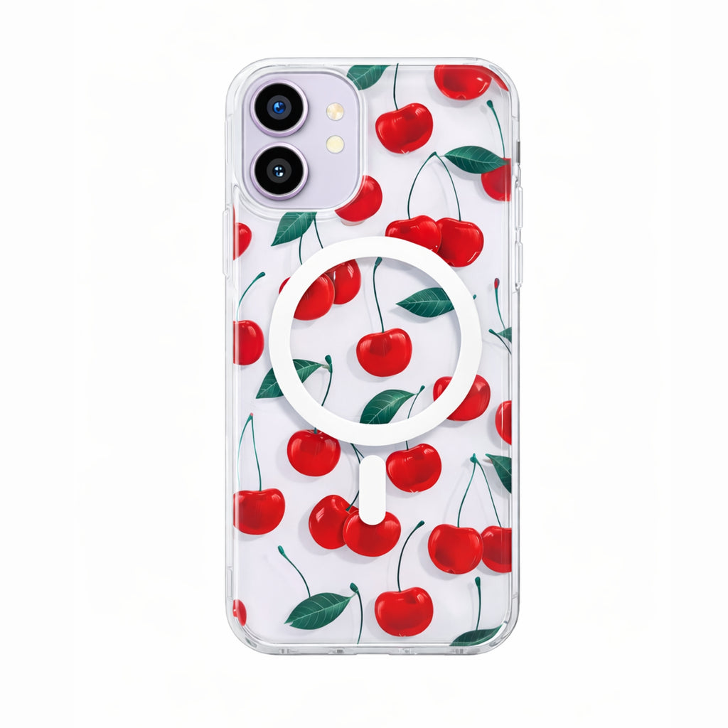 Protector iPhone 17 Diseño Magsafe Cerezas