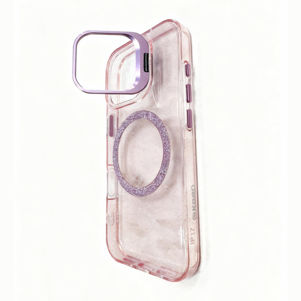 Protector iPhone 17 Magsafe Brillos Con Soporte