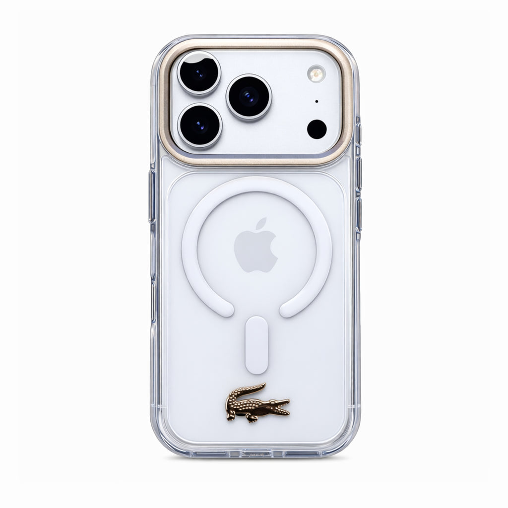 Protector IPhone 17 Pro LACOSTE Magsafe Gold