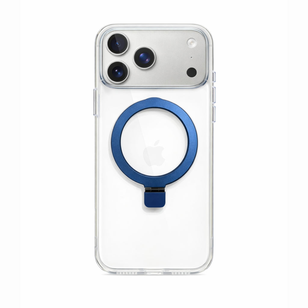 Protector IPhone 17 Pro Max Magsafe Azul Con Soporte