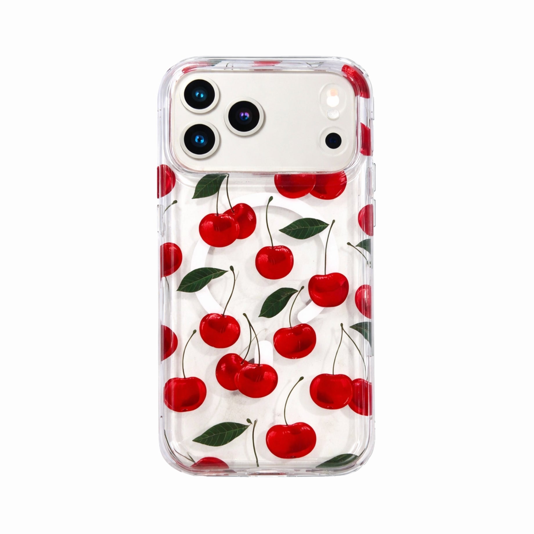 Protector iPhone 17 Pro YING Diseño Magsafe Cereza