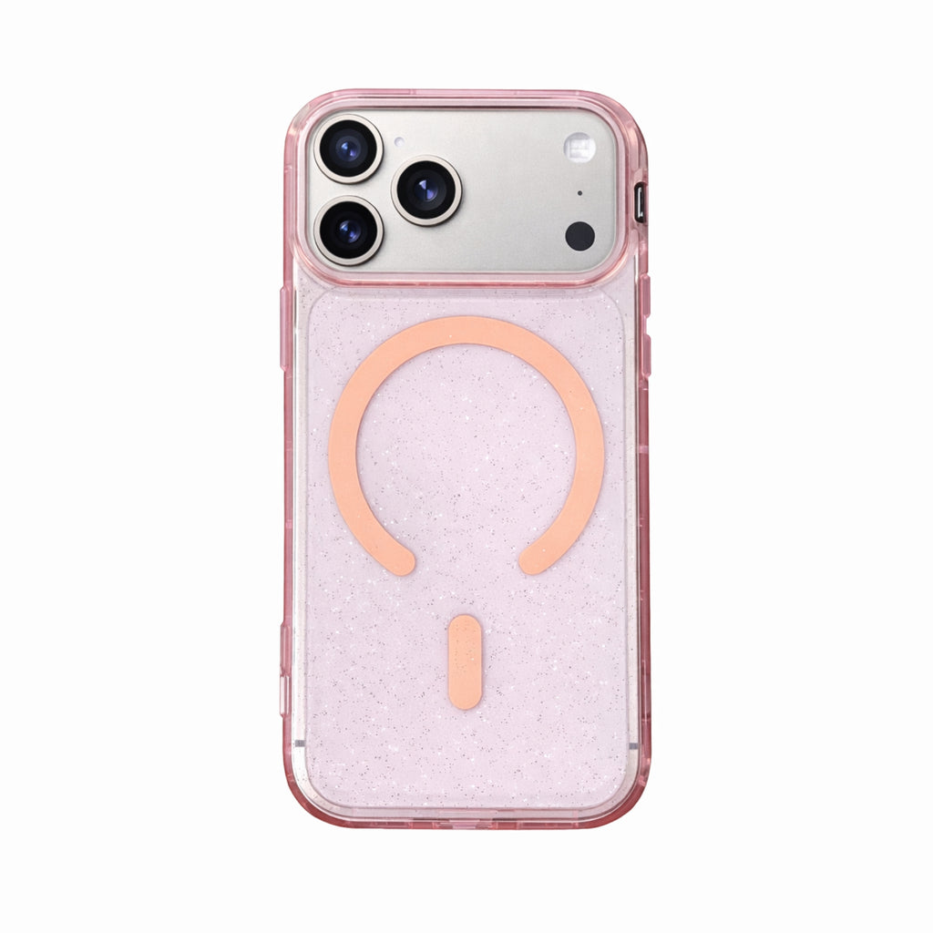 Protector iPhone 17 Pro 3 en 1 Magsafe Rosa