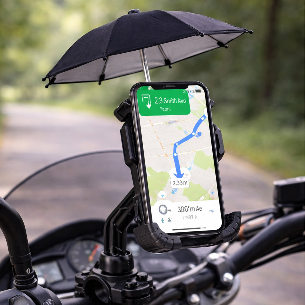 Mobile Phone Fixing Bracket Para Moto Con Sombrilla