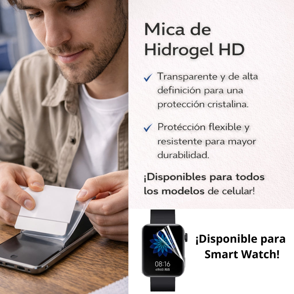 Mica Hidrogel HD Celular