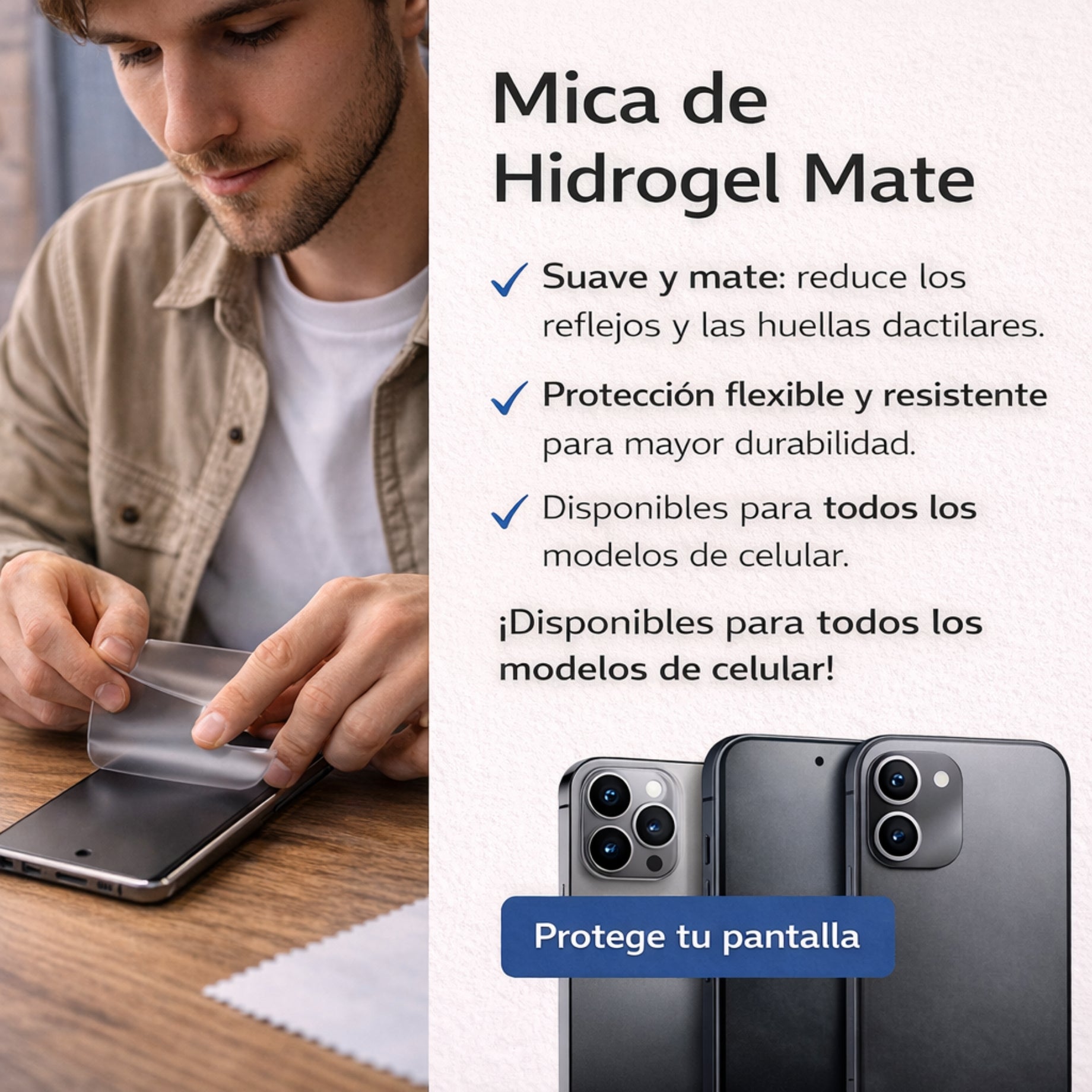 Mica Hidrogel MATTE Celular