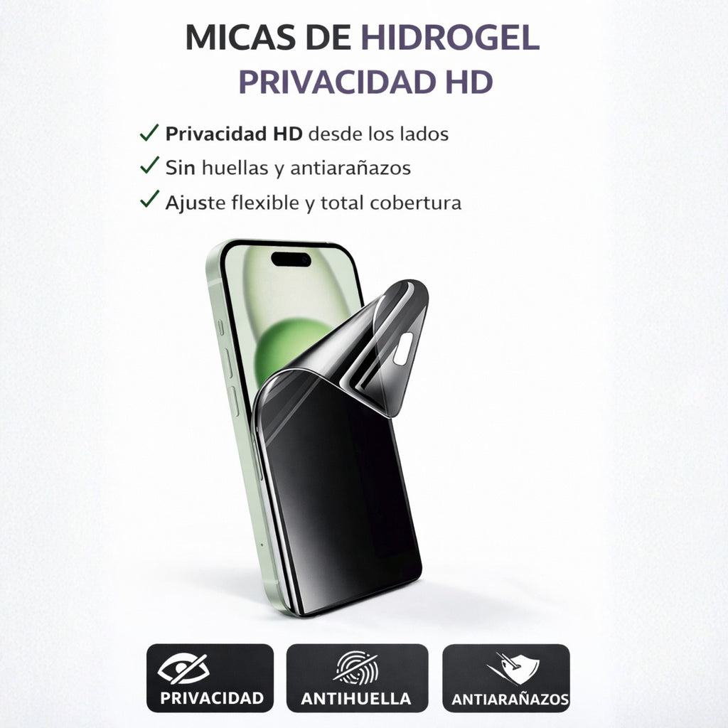 Mica Hidrogel HD PRIVACIDAD Celular