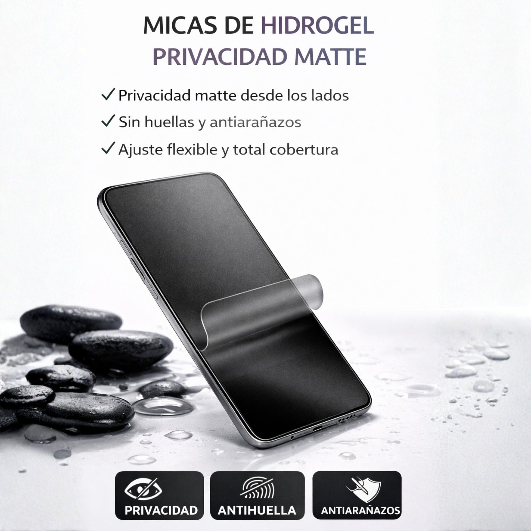 Mica Hidrogel MATTE PRIVACIDAD Celular
