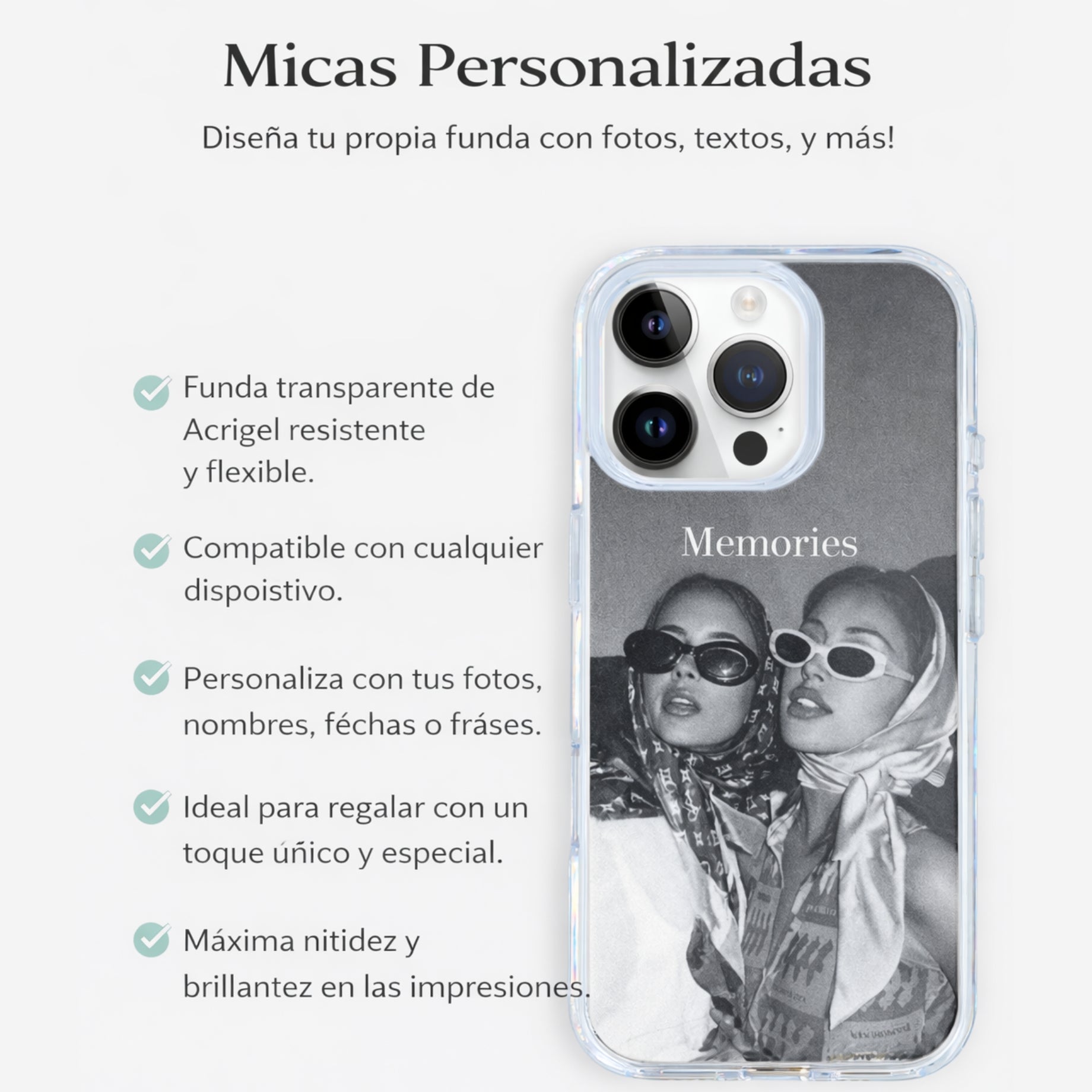 Micas PERSONALIZADAS Celular