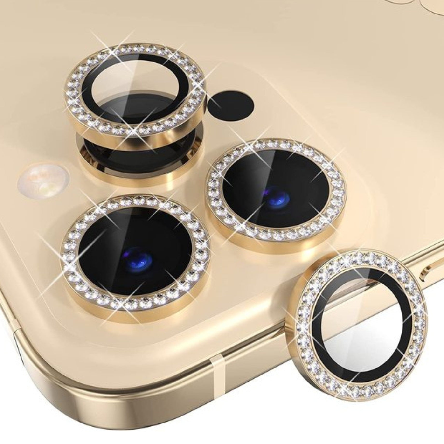 Protectores de Camara Iphone 15PM/15 Pro/16PM/16 Pro/16Plus/16/17PM/17 Pro/17 Brillos