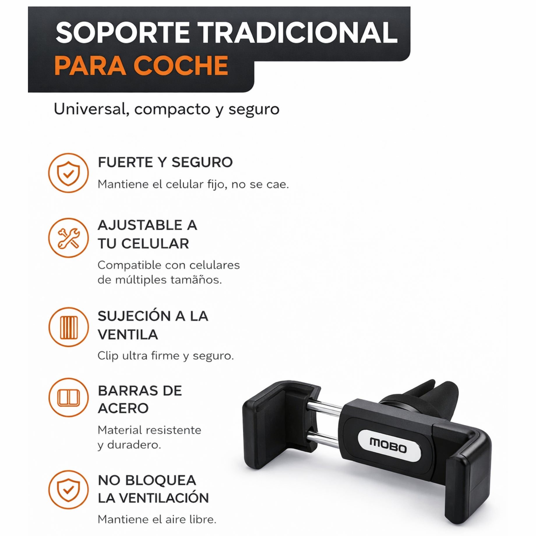 Porta Telefono Para Auto TRADICIONAL