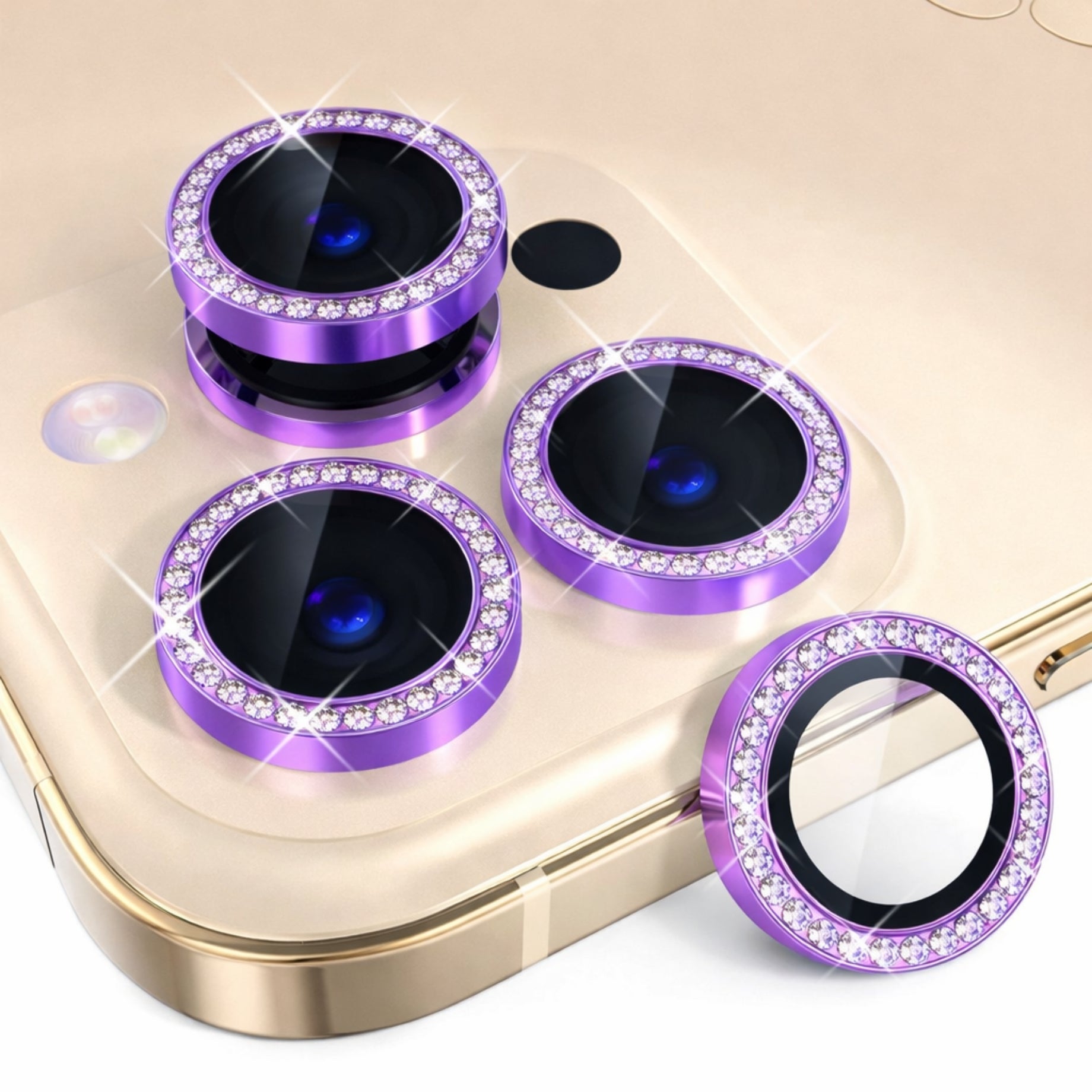 Protectores de Camara Iphone 15PM/15 Pro/16PM/16 Pro/16Plus/16/17PM/17 Pro/17 Brillos
