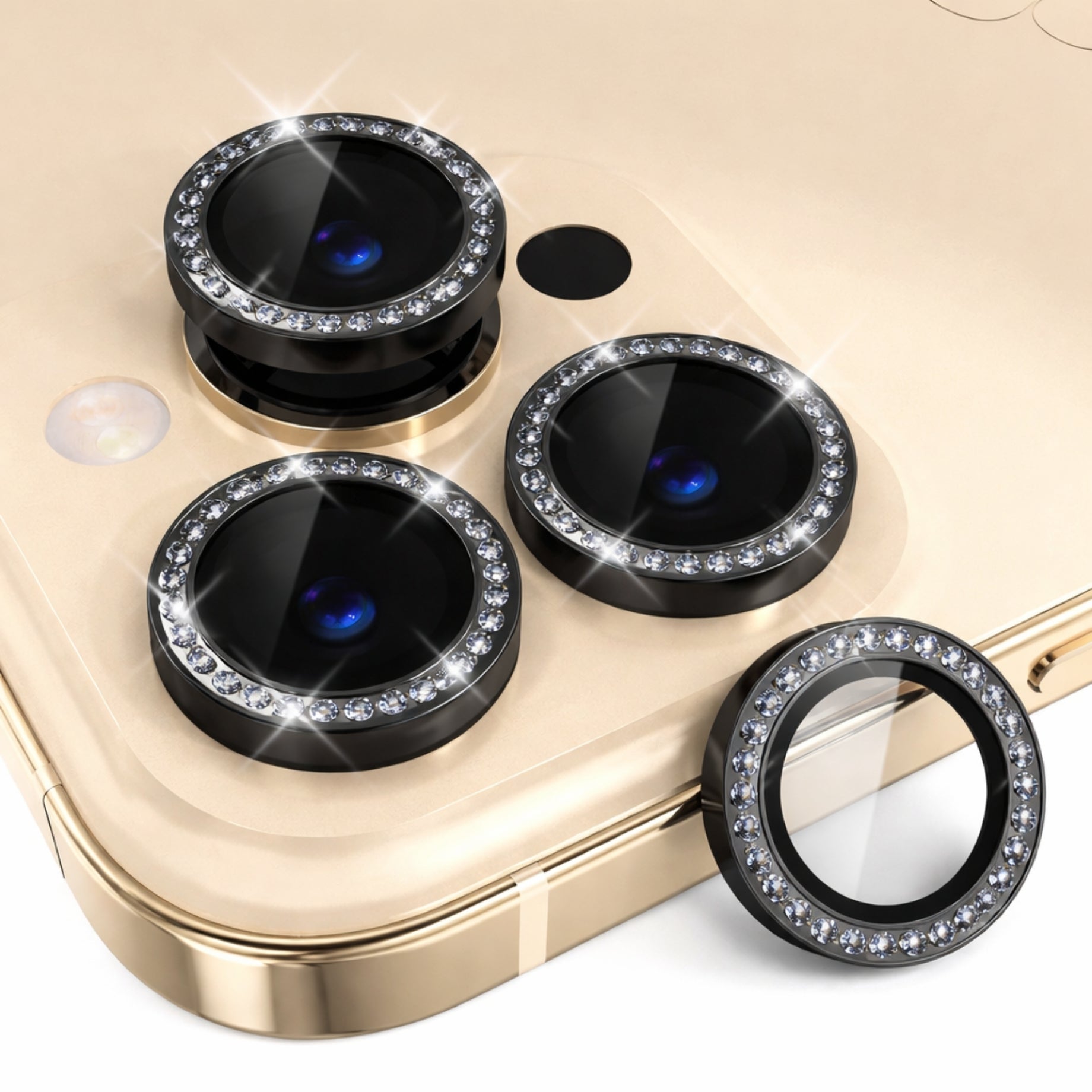 Protectores de Camara Iphone 15PM/15 Pro/16PM/16 Pro/16Plus/16/17PM/17 Pro/17 Brillos